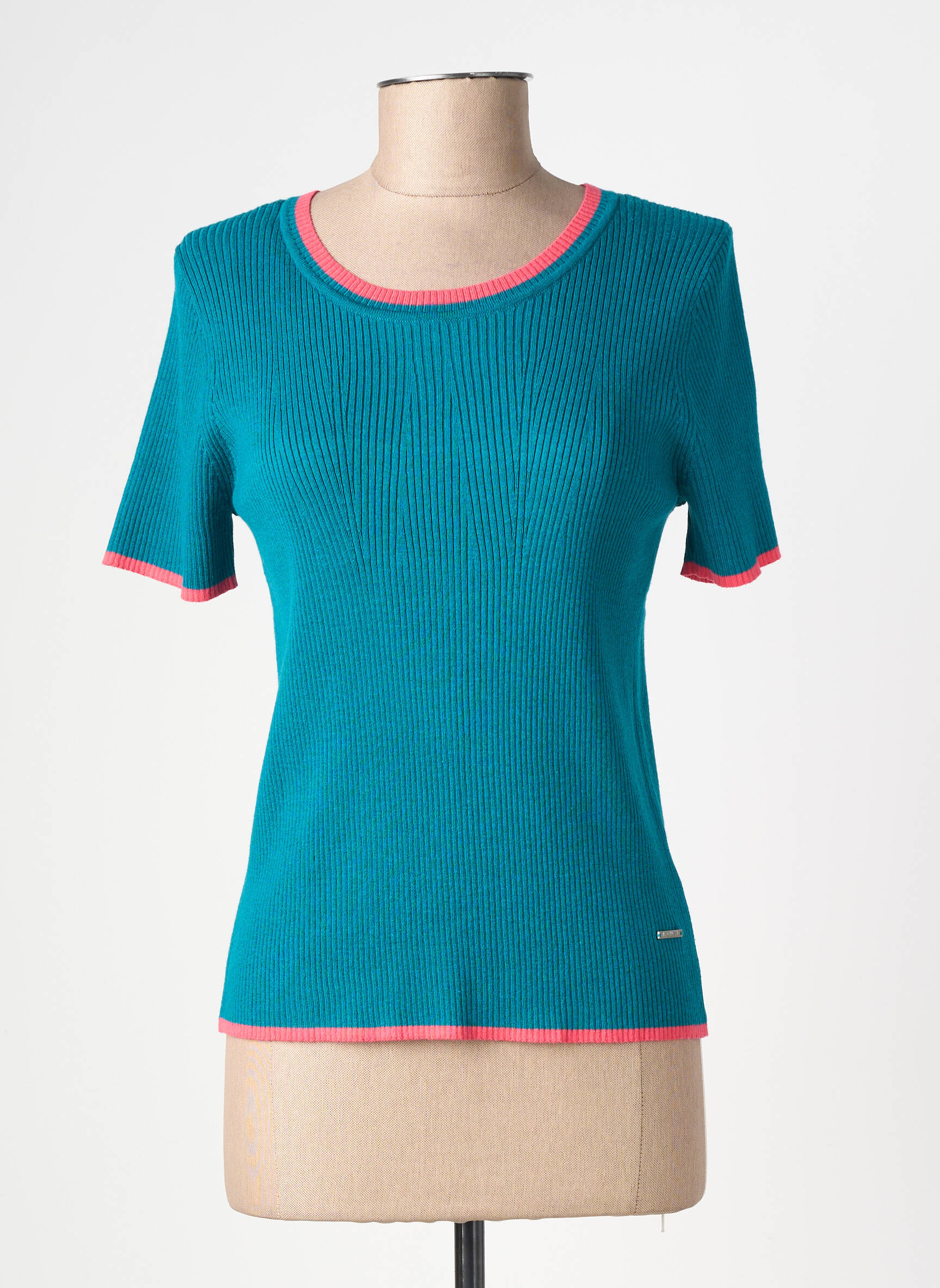 Pulover elasticitate mâneci scurte verde RAGWEAR femeie