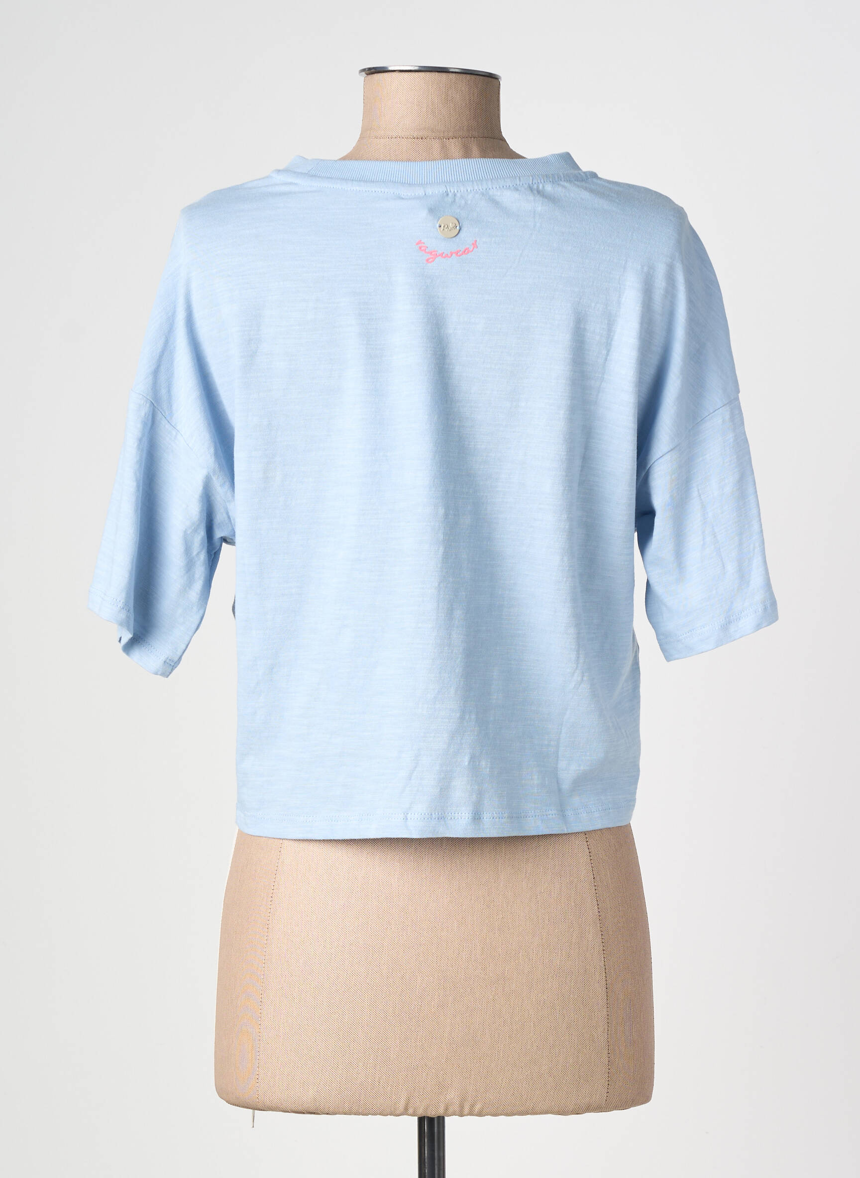 Tricou elasticitate mâneci scurte albastru RAGWEAR femeie