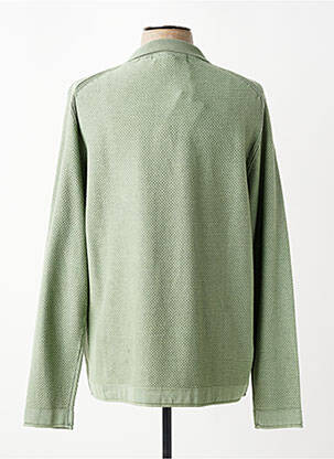 Pulover guler polo mâneci lungi verde RAGWEAR bărbat