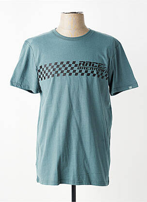 Tricou croială cambrată mâneci scurte verde RAGWEAR bărbat