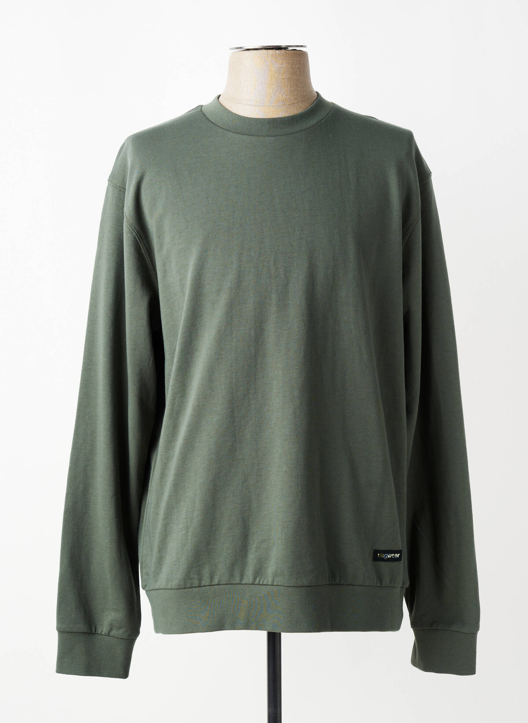 Hanorac elasticitate mâneci lungi verde RAGWEAR bărbat