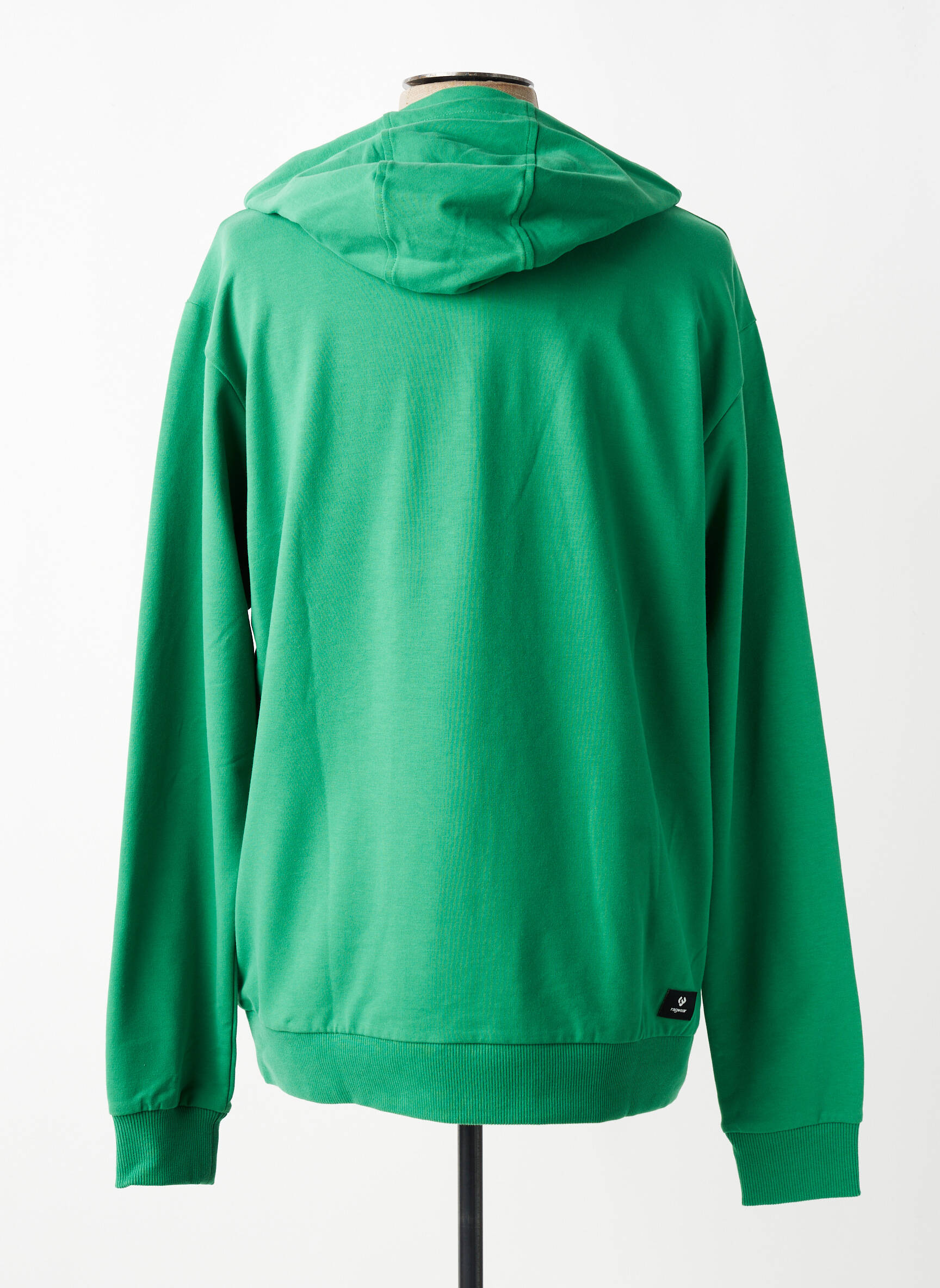 Hanorac cu glugă țesătură jersey mâneci lungi verde RAGWEAR bărbat