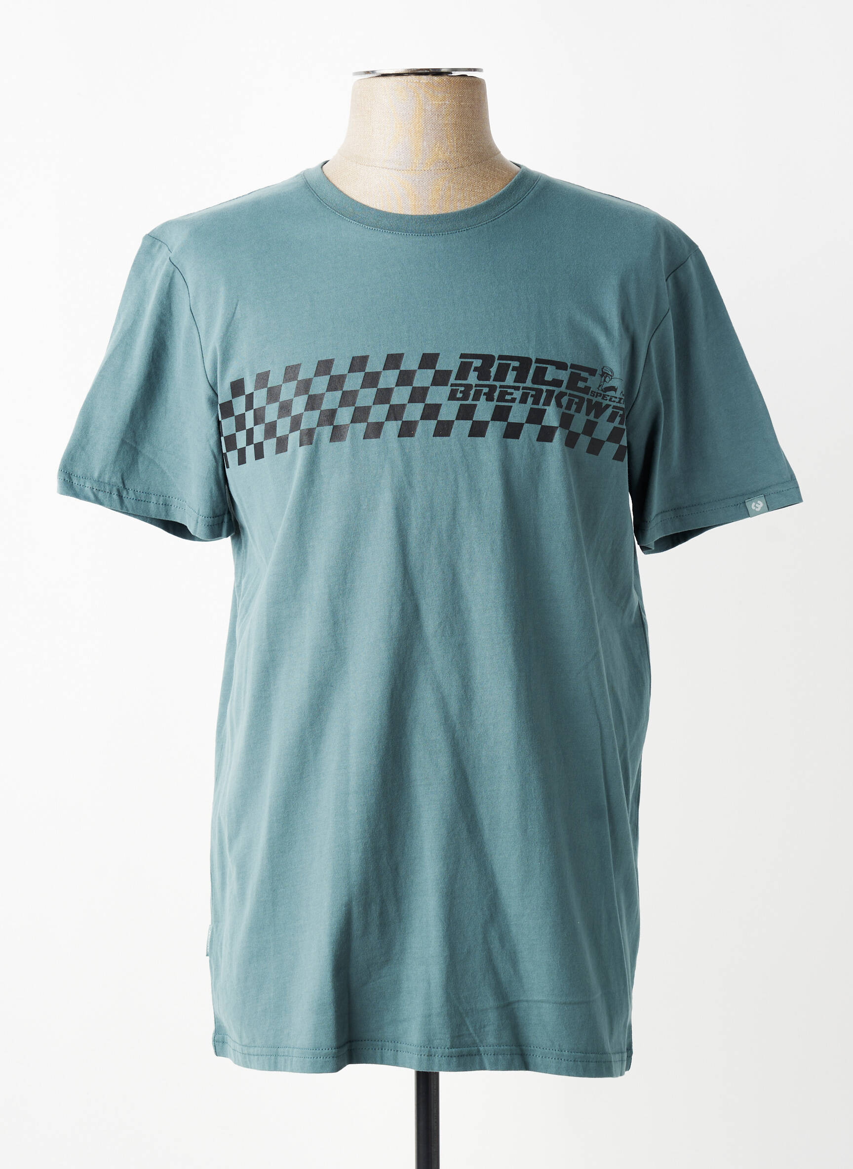 Tricou croială cambrată mâneci scurte verde RAGWEAR bărbat