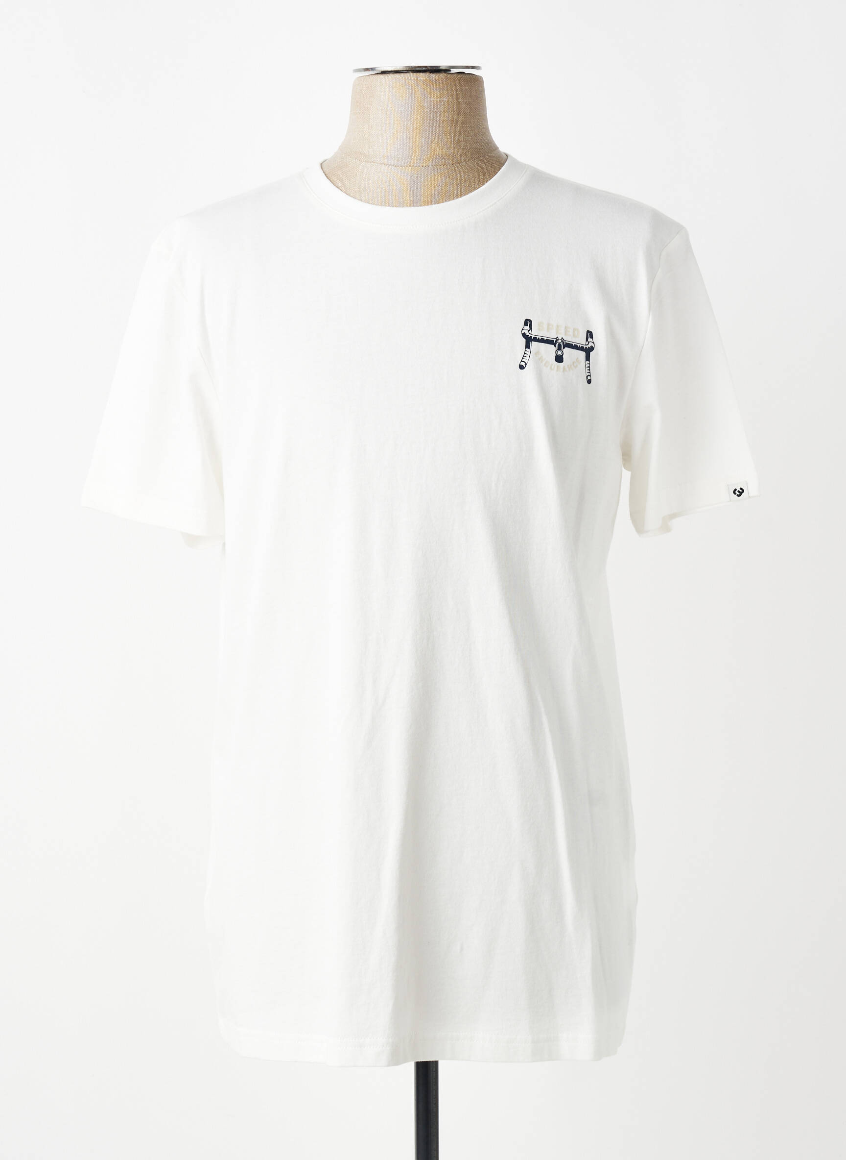Tricou croială cambrată mâneci scurte alb RAGWEAR bărbat