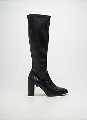 Cizme material neted toc de 7 la 9 cm negru WONDERS femeie