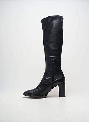 Cizme material neted toc de 7 la 9 cm negru WONDERS femeie