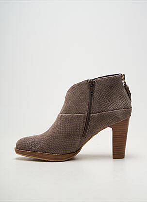 Botine/ghete toc pătrat toc de 7 la 9 cm maro FUGITIVE femeie