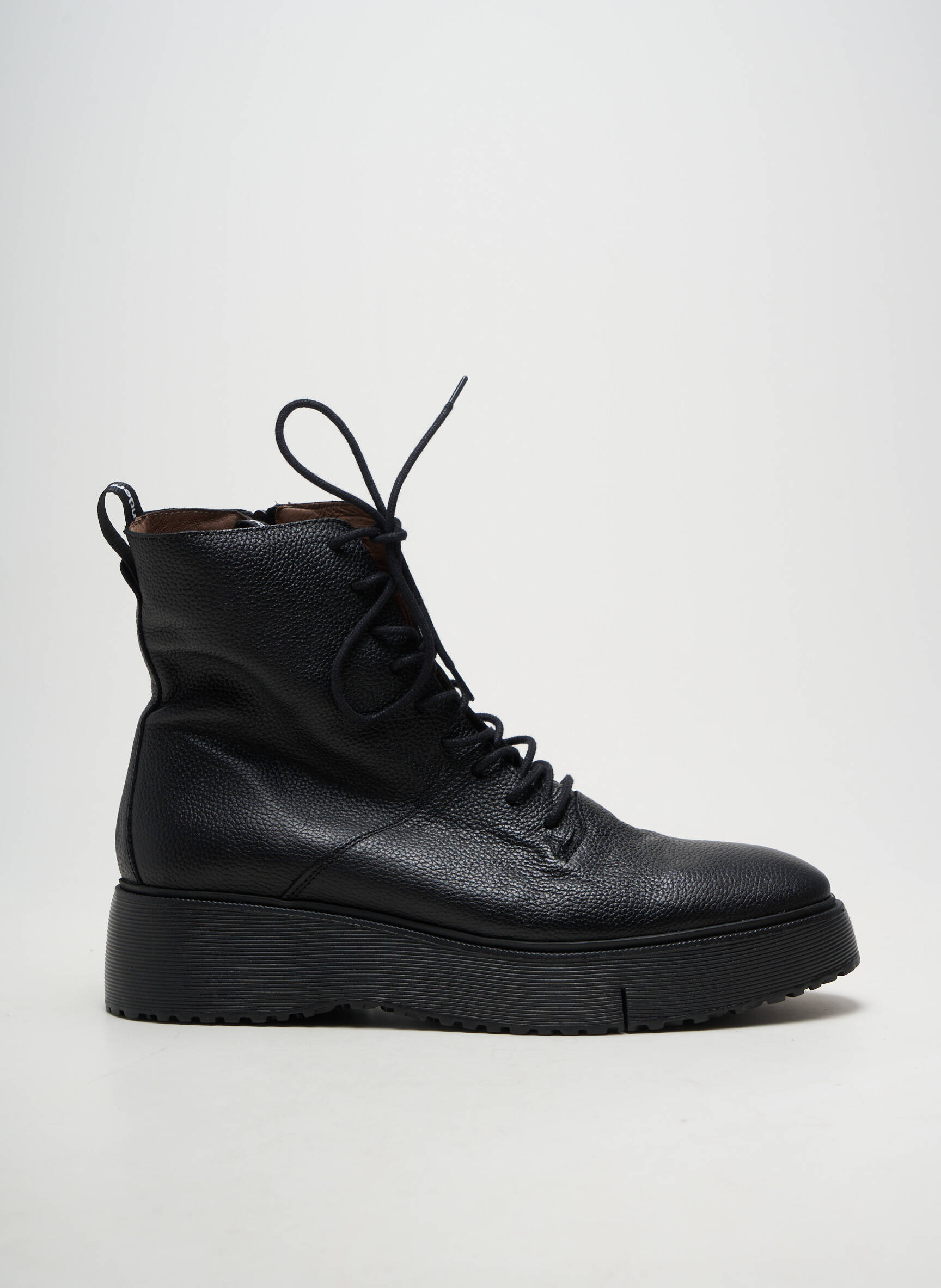 Botine/ghete material neted toc de 4 la 6 cm negru WONDERS femeie