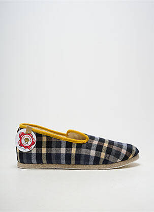 Papuci/pantofi de casă vârf rotund vârf rotund albastru CHAUSSE MOUTON bărbat