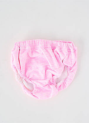 Costum de baie dintr-o singură piesă elasticitate roz PRINCESSE ILOU fată