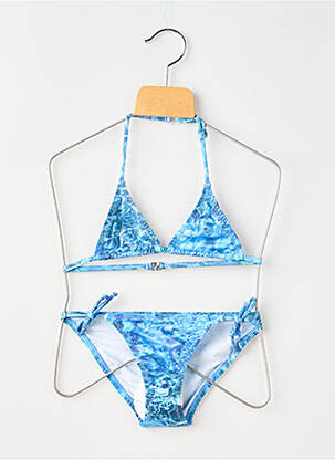 Costum de baie din două piese elasticitate albastru PRINCESSE ILOU fată