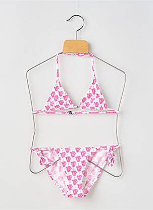 Costum de baie din două piese elasticitate roz PRINCESSE ILOU fată