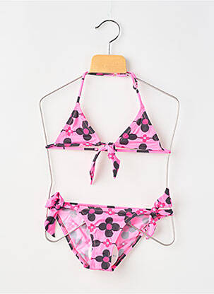 Costum de baie din două piese bikini roz PRINCESSE ILOU fată