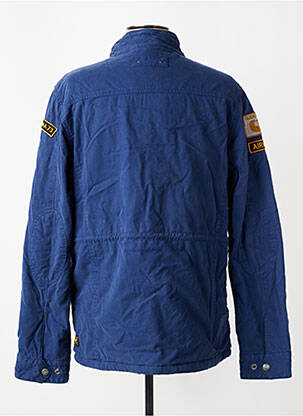 Parka mâneci lungi fără glugă albastru DAYTONA bărbat