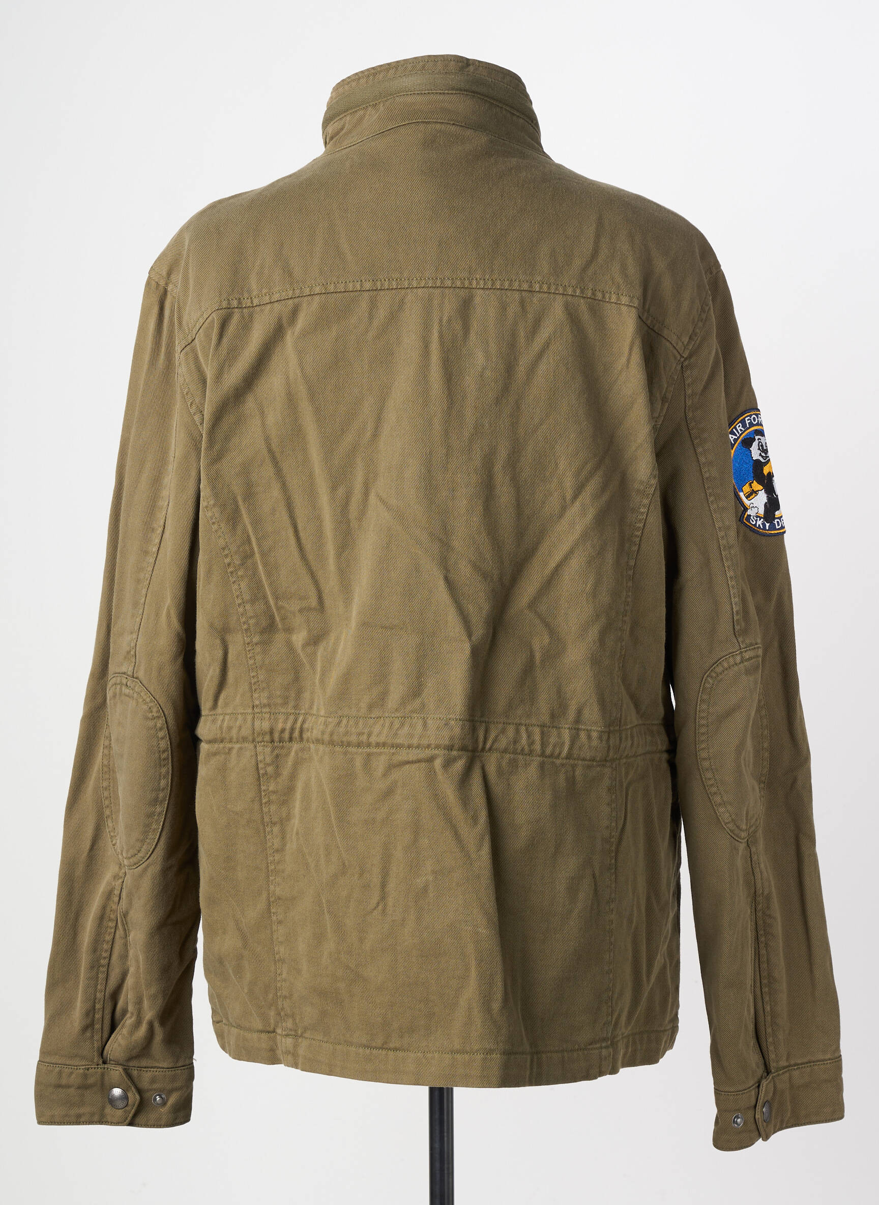 Parka mâneci lungi fără glugă verde DAYTONA bărbat