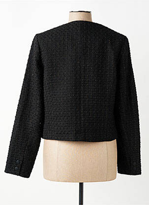 Jachete elegante buzunare false negru JULIE GUERLANDE femeie