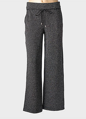 Pantalon evazat talie elastică mărime normală negru CECIL femeie