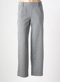 Pantalon drept talie elastică mărime normală gri STREET ONE femeie