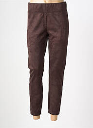 Pantalon 7/8 elasticitate mărime normală maro CECIL femeie