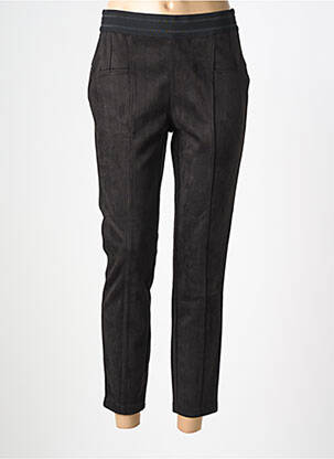 Pantalon 7/8 elasticitate mărime normală negru STREET ONE femeie