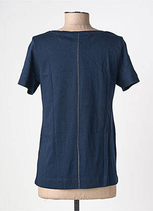 Tricou serigrafie flockată mâneci scurte albastru STREET ONE femeie