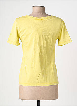 Tricou guler în v mâneci scurte galben JDY femeie