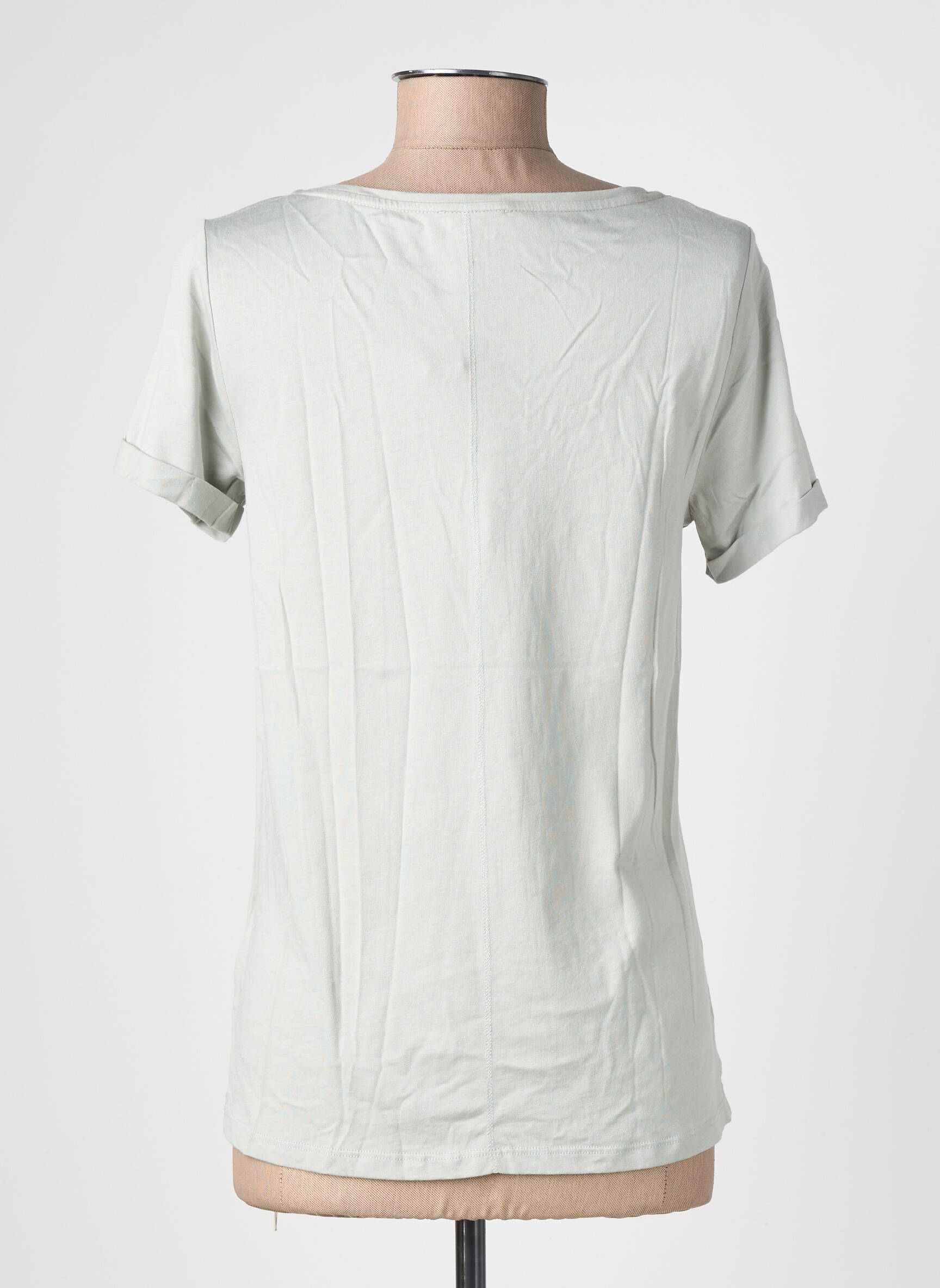 Tricou serigrafie flockată mâneci scurte gri STREET ONE femeie