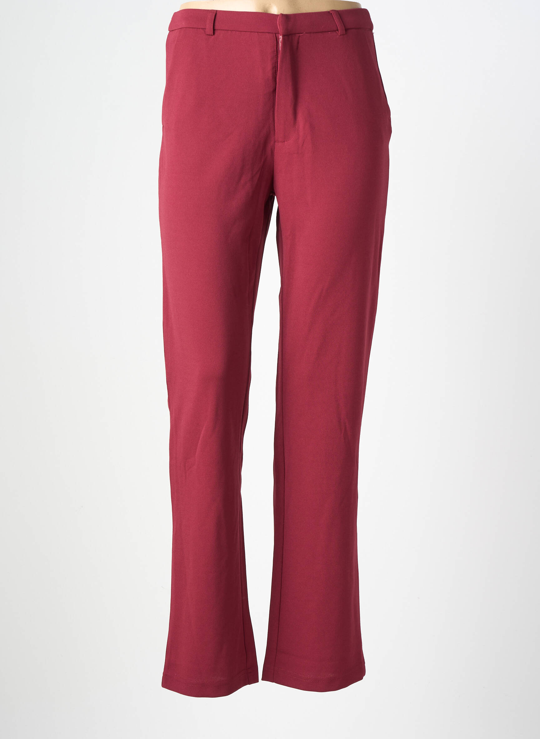 Pantalon drept elasticitate mărime normală roșu JDY femeie