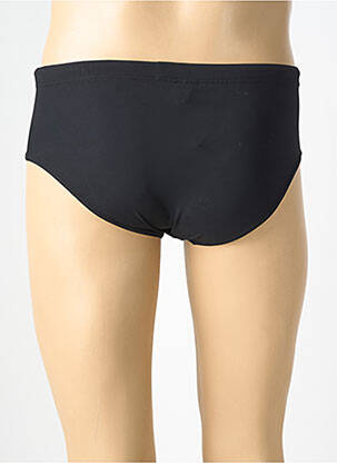 Slip de baie efect material satinat negru EMINENCE bărbat