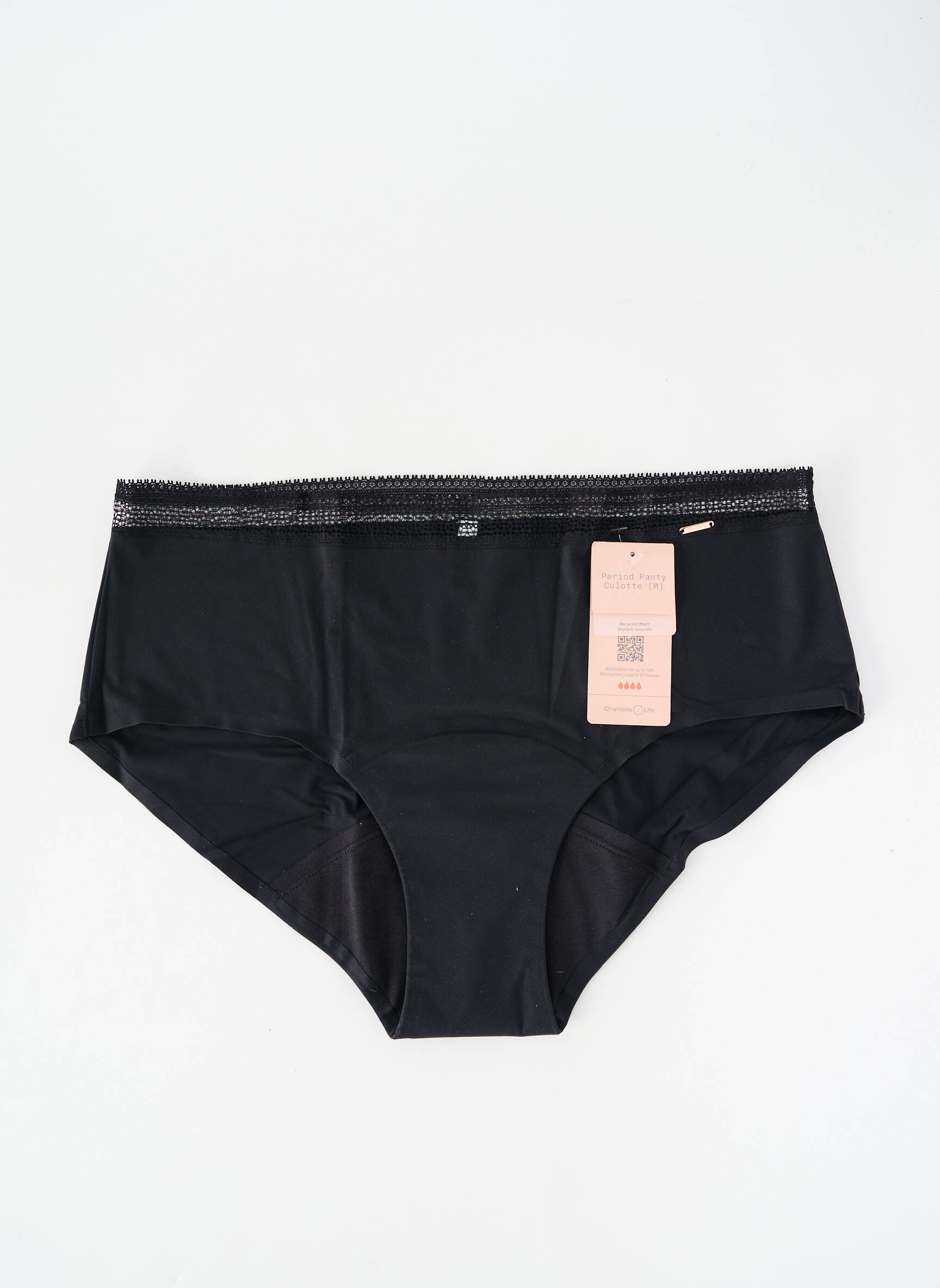 Chiloți-menstruali elasticitate negru CHANTELLE femeie