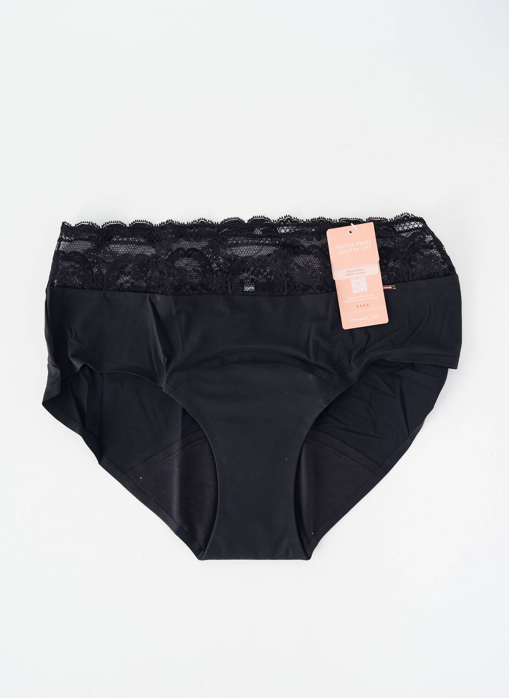 Chiloți-menstruali elasticitate negru CHANTELLE femeie