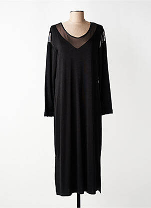 Rochie midi mâneci lungi mâneci lungi negru OLIVER JUNG femeie
