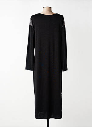 Rochie midi mâneci lungi mâneci lungi negru OLIVER JUNG femeie