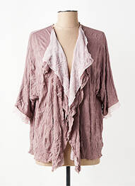 Vestă cu mâneci lungi mâneci 3/4 violet OLIVER JUNG femeie