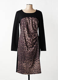 Rochie midi mâneci lungi mâneci lungi negru CONCEPT K femeie