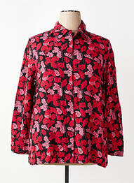 Cămașă imprimeu floral mâneci lungi roșu AGATHE & LOUISE femeie