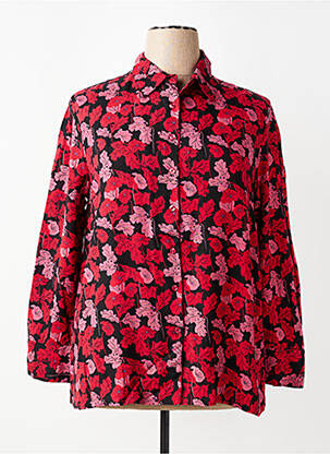 Cămașă imprimeu floral mâneci lungi roșu AGATHE & LOUISE femeie
