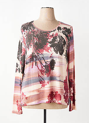 Tricou mâneci lungi mâneci lungi roz DIANE LAURY femeie