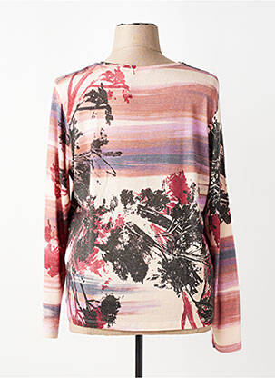 Tricou mâneci lungi mâneci lungi roz DIANE LAURY femeie