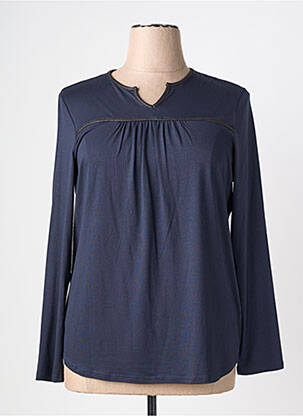 Tricou mâneci lungi mâneci lungi albastru DESAIVRE femeie