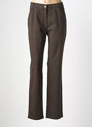 Pantalon drept elasticitate mărime normală verde TONI femeie