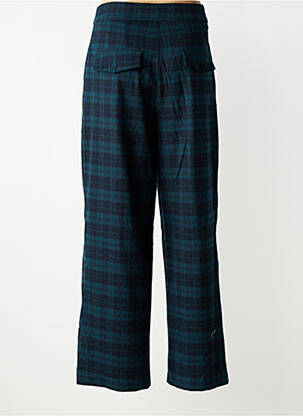 Pantalon larg închidere cu fermoar sub clapetă cu nasturi mărime normală verde MOLLY BRACKEN femeie