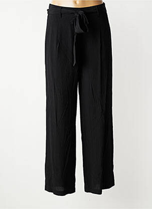 Pantalon larg țesătură crep mărime normală negru MOLLY BRACKEN femeie