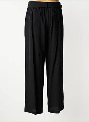 Pantalon larg țesătură crep mărime normală negru MOLLY BRACKEN femeie