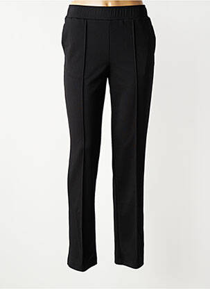 Pantalon drept elasticitate mărime normală negru CREAM femeie