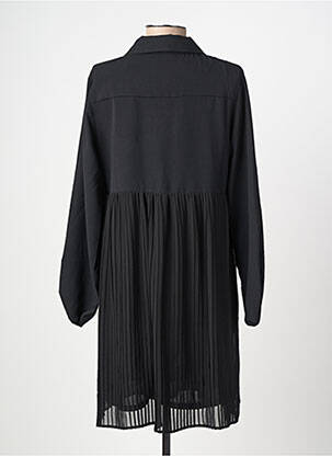 Rochie midi țesătură crep mâneci lungi negru C'EST BEAU LA VIE femeie
