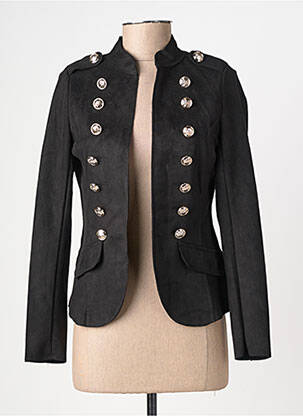 Jachete elegante guler rotund negru MOLLY BRACKEN femeie