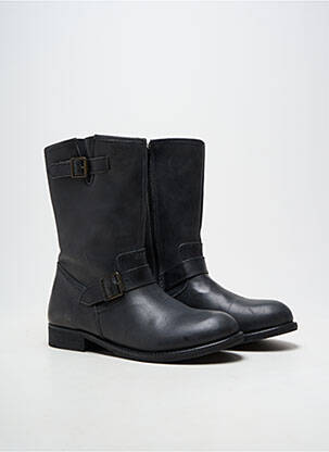 Botine/ghete material neted toc plat până la 3 cm negru BELLAMY femeie