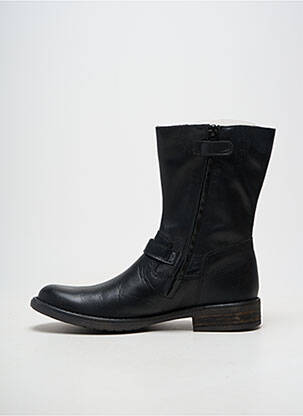 Botine/ghete material neted toc de 4 la 6 cm negru RAMDAM femeie