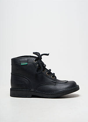Botine/ghete toc mic toc plat până la 3 cm negru KICKERS femeie